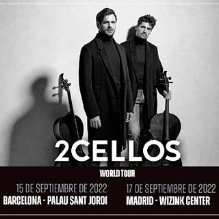 2cellos - Barcelona - Palau Sant Jordi - 15 septiembre 2022