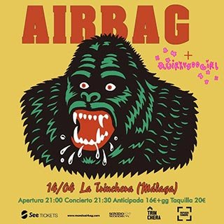 Airbag - Sala Trinchera - 14 abril 2023