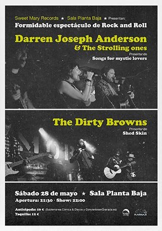Darren Joseph Anderson & The Strolling Ones - Planta Baja Granada - 28 mayo 2022