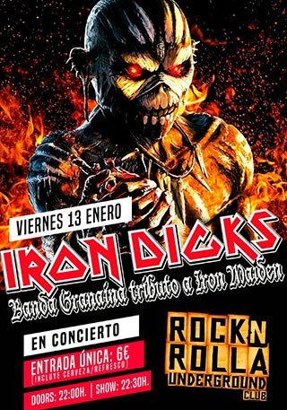 Iron Dicks - Tributo a Iron Maiden - 13 enero 2023