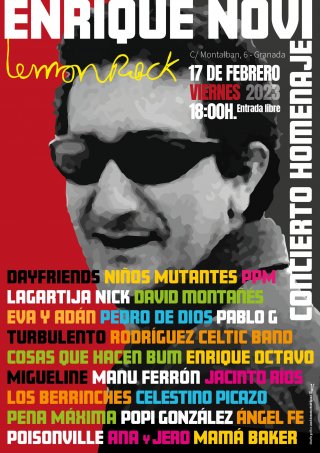 Homenaje a Enrique Novi - 17 febrero 2023 - Lemon Rock Granada