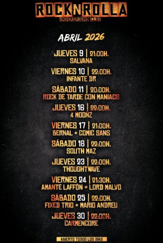 Rocknrolla - Club nocturno - Conciertos y Sesiones