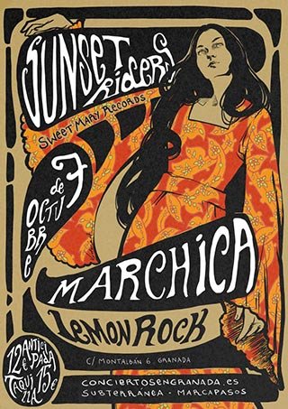 Sunset Riders + Marchica - Lemon Rock Granada - 7 octubre 2023