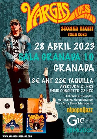 Vargas Blues BAND  - Granada 10 - 28 abril 2023