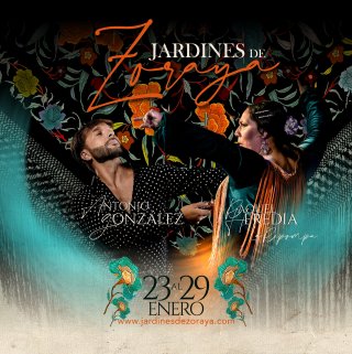 Jardines de Zoraya - Espectáculos flamencos diarios - 2 sesiones - 19h y 21.30h