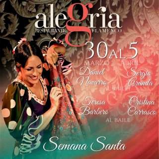 Alegría. Flamenco y Gastronomía. Málaga - 4 sesiones diarias