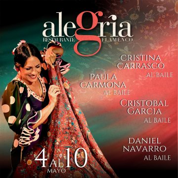Alegría. Flamenco y Gastronomía. Málaga - 4 sesiones diarias