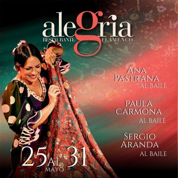 Alegría. Flamenco y Gastronomía. Málaga - 4 sesiones diarias