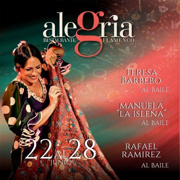 Alegría. Flamenco y Gastronomía. Málaga - 4 sesiones diarias