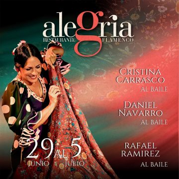 Alegría. Flamenco y Gastronomía. Málaga - 4 sesiones diarias