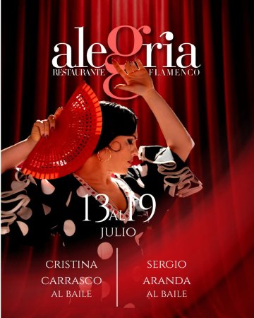 Alegría. Flamenco y Gastronomía. Málaga - 4 sesiones diarias