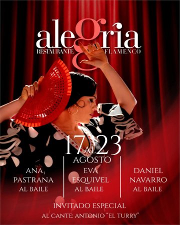 Alegría. Flamenco y Gastronomía. Málaga - 4 sesiones diarias