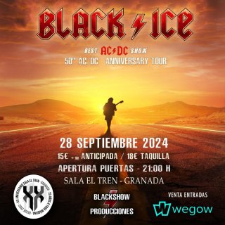 Black Ice. Tributo AC/DC - Sala El Tren Granada - 28 septiembre 2024