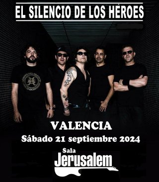 El SIlencio de los Héroes en Sala Jerusalem - 21 septiembre 2024