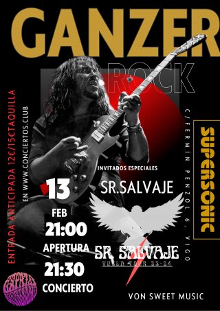 Ganzer + Sr. Salvaje en Supersonic Club - Vigo - 13 febrero 2025