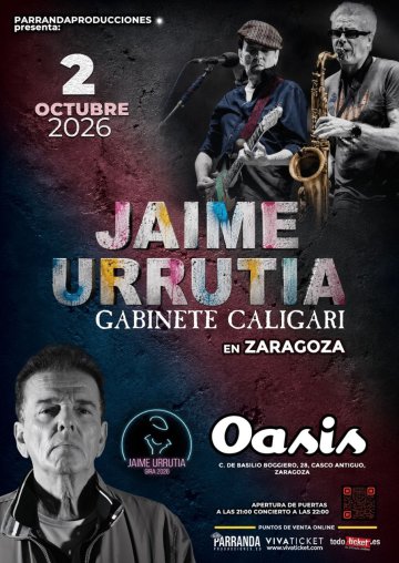 Jaime Urrutia - Oasis Club Zaragoza - 2 octubre 2036
