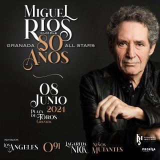 Miguel Ríos - Plaza Toros Granada - 8 junio 2024