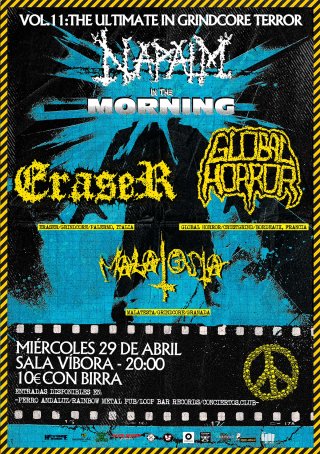 Napalm in the Morning: ERASER + GLOBAL HORROR + MALATESTA
