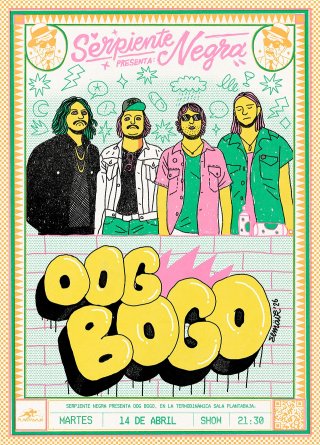 Ogg Bogo - Concierto en Planta Baja, martes 14 de abril 2026