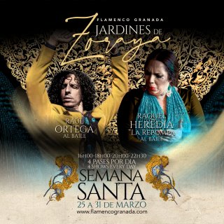 Jardines de Zoraya - Espectáculos flamencos diarios - 2 sesiones - 20h y 22.30h