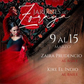 Jardines de Zoraya - Espectáculos flamencos diarios - 3 sesiones diarias - 18h, 20h y 22.30h