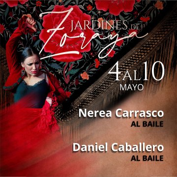 Jardines de Zoraya - Espectáculos flamencos diarios - 3 sesiones diarias - 18h, 20h y 22.30h