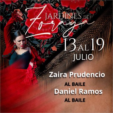 Jardines de Zoraya - Espectáculos flamencos diarios - 3 sesiones diarias - 18h, 20h y 22.30h