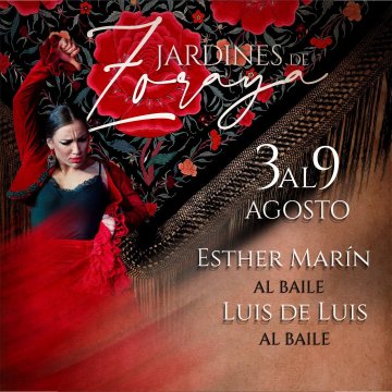 Jardines de Zoraya - Espectáculos flamencos diarios - 3 sesiones diarias - 18h, 20h y 22.30h