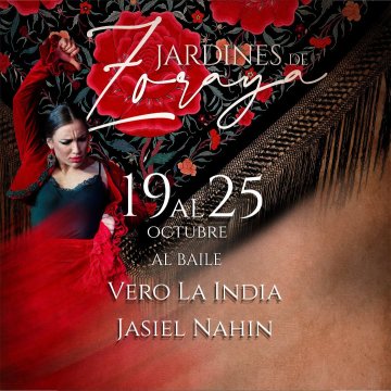 Jardines de Zoraya - Espectáculos flamencos diarios - 3 sesiones diarias - 18h, 20h y 22.30h