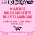 Cranc Ibiza. Mujeres + Soleá Morente + Billy Flamingos + Y más...