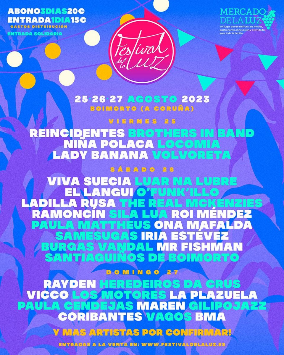 Conciertos del Festival Festival de la Luz 2024