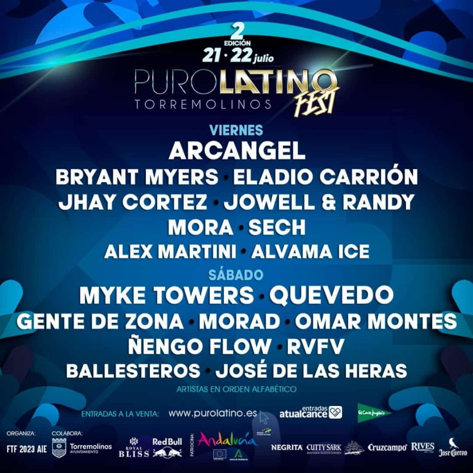 Conciertos del Festival Puro Latino Fest Torremolinos 2023 Conciertos