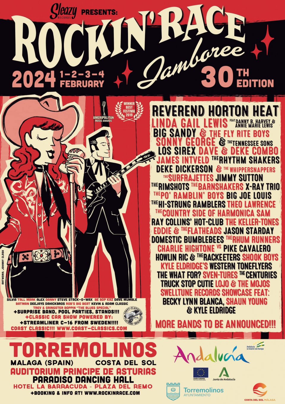 Conciertos del Festival Rockin' Race Jamboree 2024
