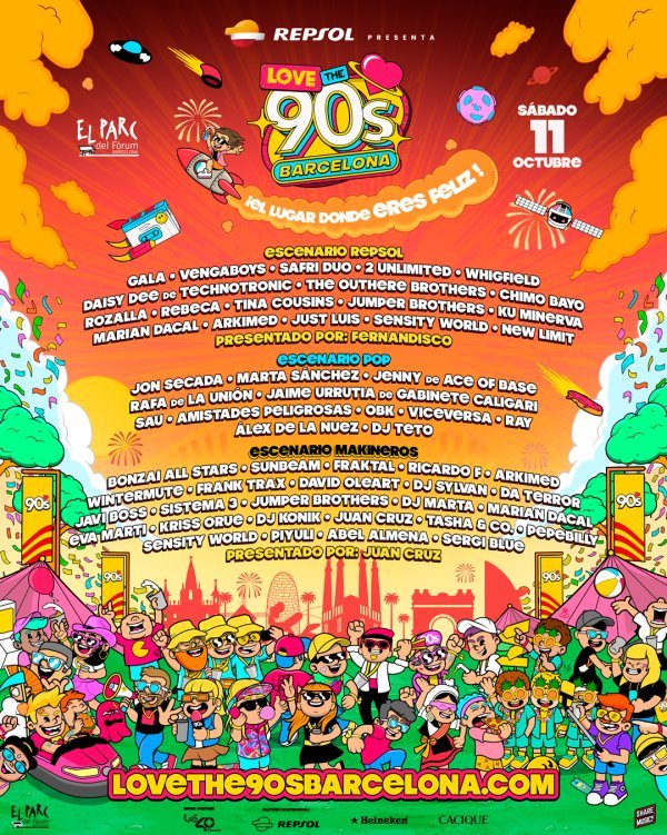 Love the 90's Barcelona