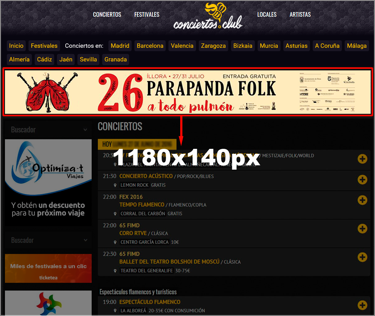 Situación Banner Cabecera